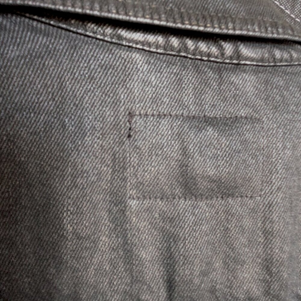 All Saints Black Jean Jacket - Picture 8 of 16